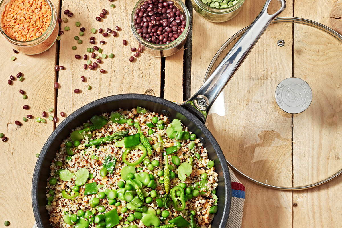 ustensiles pour cuisine végétarienne
